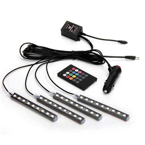 ##/LED-nauha LED-sisävalaistus autoon, 4 LED-nauhaa##/