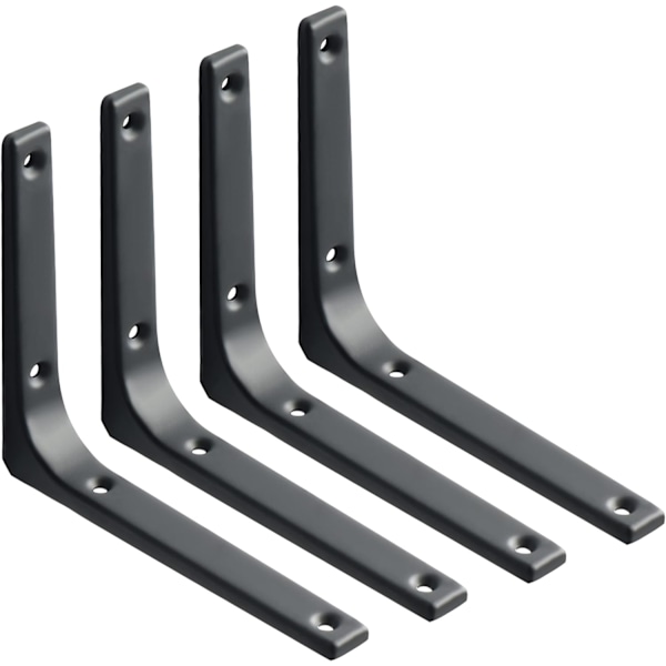 Väggfäste för hylla, 4 st Metallfästen 150mm x 125mm Extra stark
