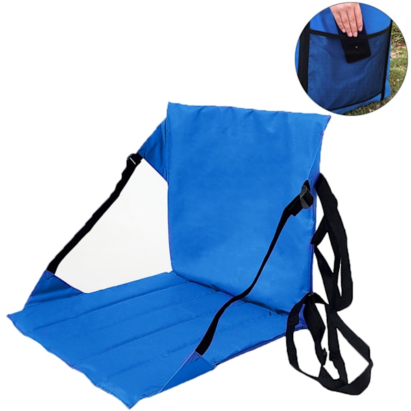 ##/Foldbar stol strandstol lav campingstol komfortabel ryglæn##/