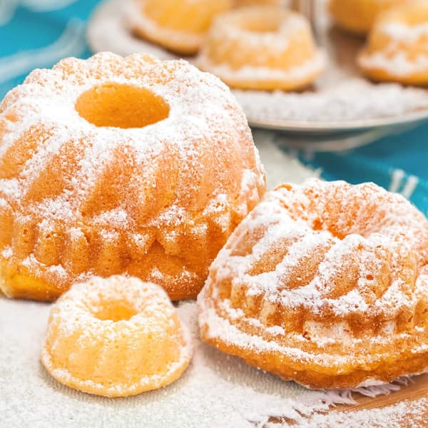 Rund Silikonbagerform, Kouglof Muffin Savarin Stor Kageform