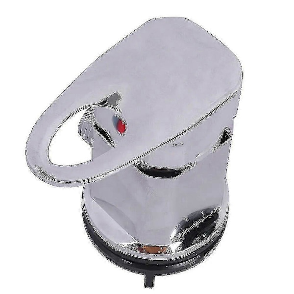 Forkromet blandingsbatteri til bruser, campingvogn, autocamper, udløb 1/2 med 1500 mm push-fit slanger