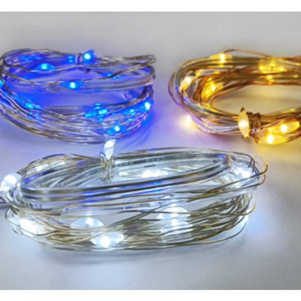 Sininen 2 sisävalo Garland 3M - 30 Led Light Garland makuuhuone -