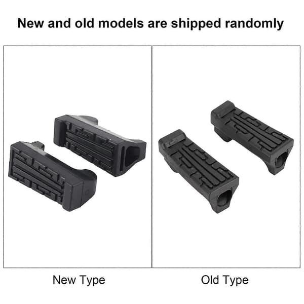 1 par gummi forreste pedal fodstøtte fodpinde passer til Yamaha YBR 125