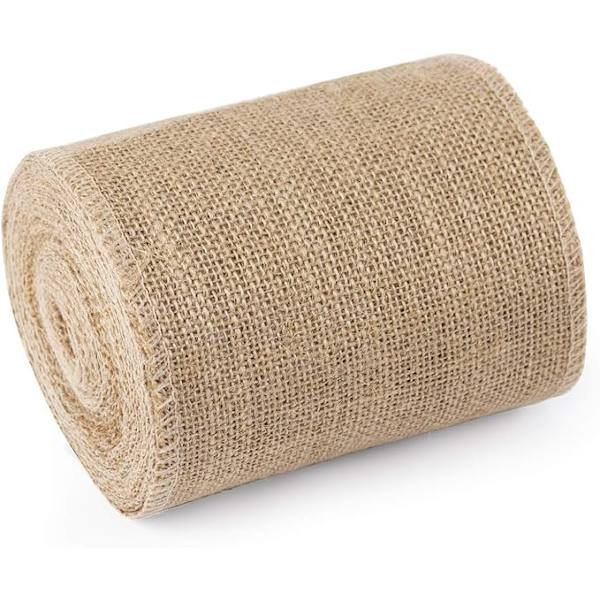 15cm Bred Juteväv - Rustik Bandrulle för DIY-Hantverk Favorit Dekoration