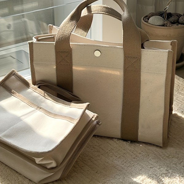 Mommy Bag skuldertaske i kanvas