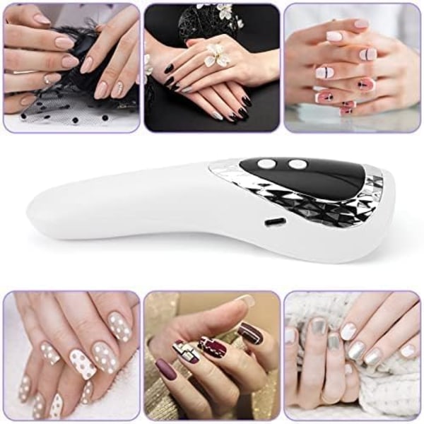 ##/Mini nagellampa UV LED-ljus bärbar, LCD-display##/