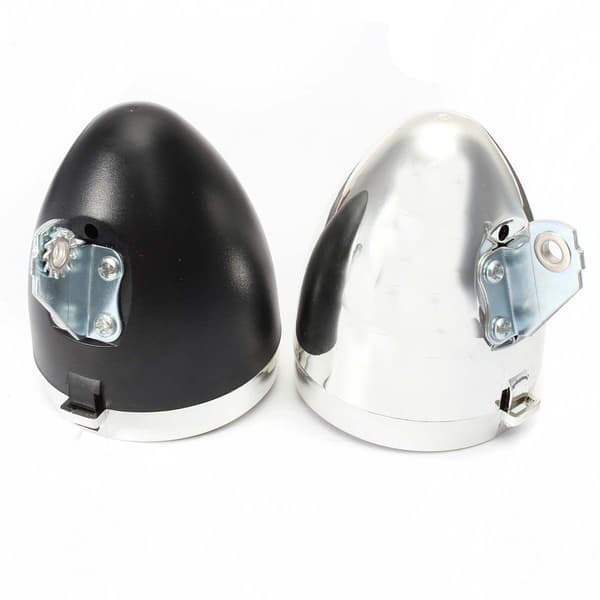 2 stk. sykkellys LED terrengsykkellys Vintage frontlys ABS og metall