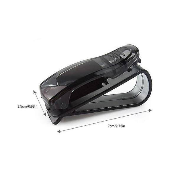 1 stk. Multifunksjonell Brilleklemme Auto Solbrille Brilleholder Kort Penn ABS Billettklemme