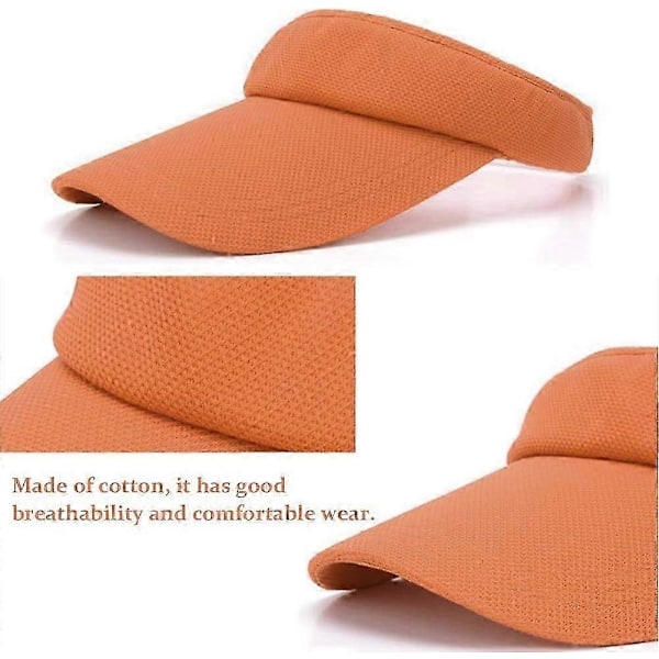 2-pack solskydd för kvinnor och flickor, sport solskydd keps dam tom hatt lång brätte justerbar H