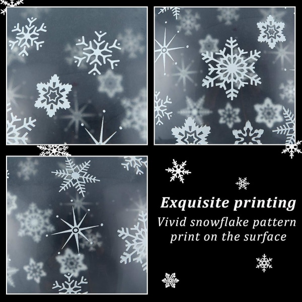 ##/100 stk Klare Snøflaggballonger Vinter Transparent Snøflagg Late##/