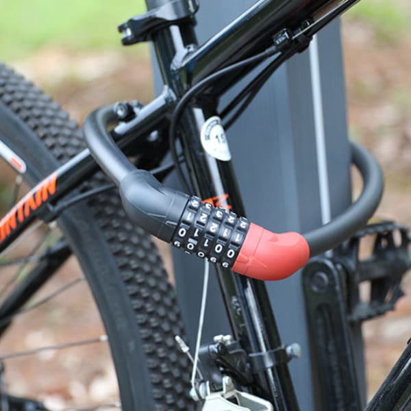 rött cykellås