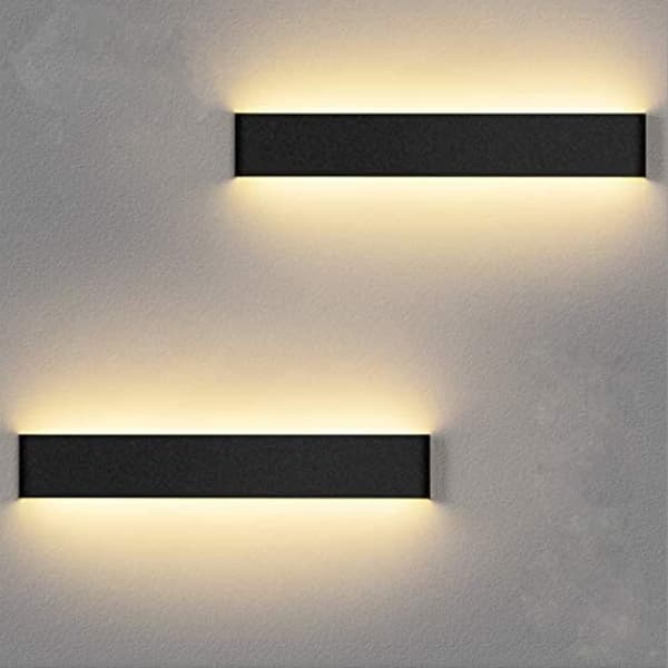 LED Indendørs Vægskinne 31CM Vægslampe 3000K Varmt Hvid Moderne Op