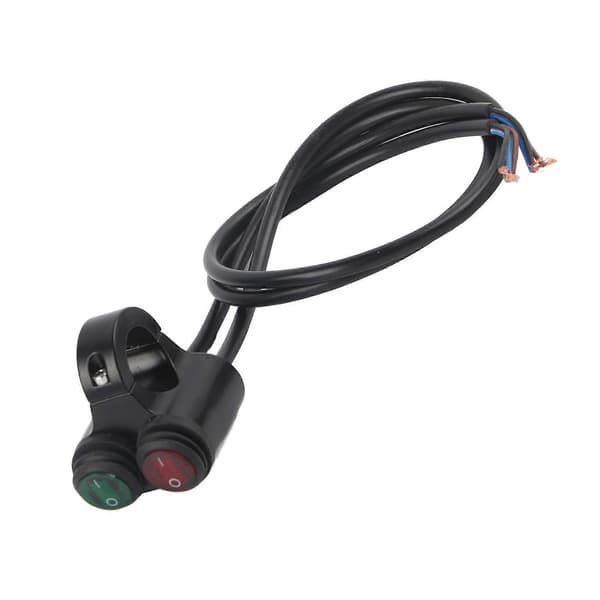 22mm Universalt Motorsykkelstyre Frontlys Brems Tåkelys Horn Dobbel Knapp Bryter Modell D
