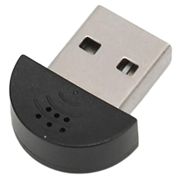 USB Mini Mikrofon Professionell Plug and Play Brusreducering 360 Graders Rundstrålande Portabel Mini USB 2.0 Mikrofon