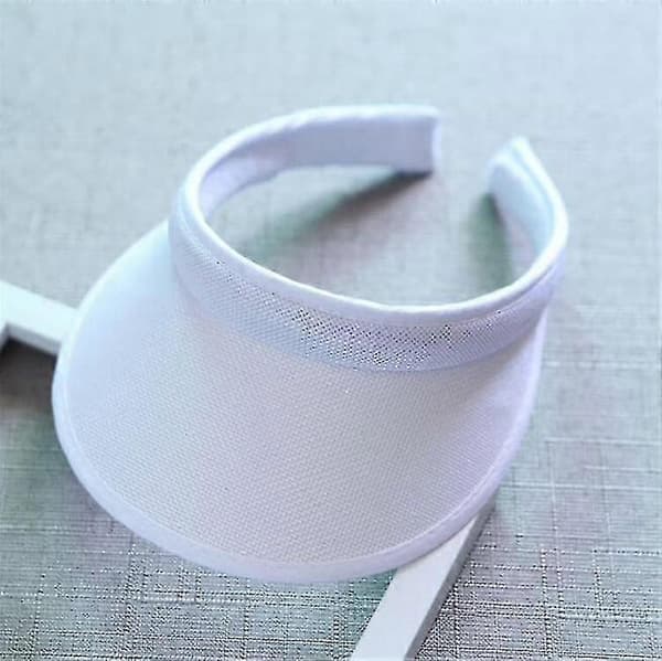 Sommar Dam Casual Solskärm Hatt, Justerbar Natur Halm Topplös Keps