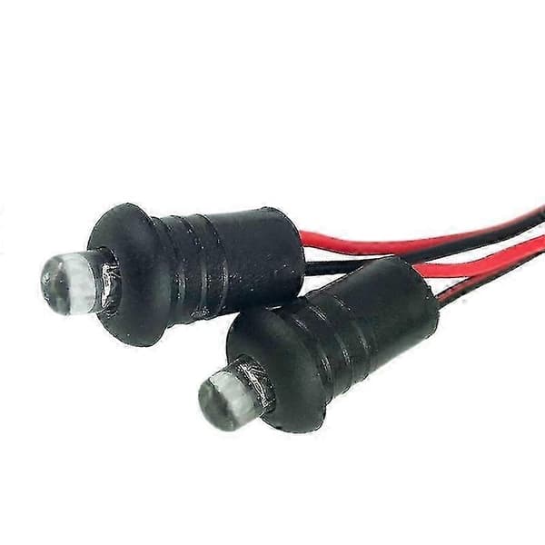 2 stk. 12V Blå Blinkende Dummy Falsk Bilalarm Dash Mount LED-lys Motorsykkel Tilbehør