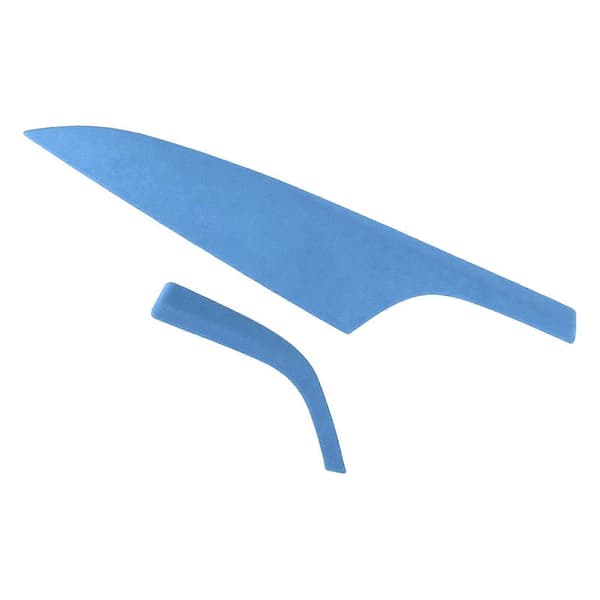 Passagerarinstrumentpanel Skydd AC Ventilationsutlopp Trim Mocka Dekor Passar för 2-serie F22 F23 2012-2016 (Himmelsblå)