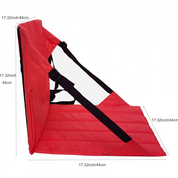 ##/Foldbar stol strandstol lav campingstol komfortabel ryglæn##/