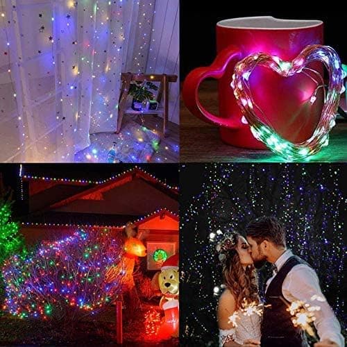 300 LED gardinlys, USB vindueslys, 3m x 3m 8 tilstande fjernbetjening