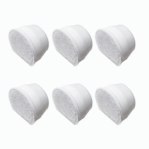 4-pakks erstatningskullfilter for Drinkwell Ceramic og Pagoda