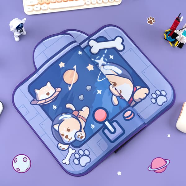 Space Dog Extra Large -hiirimatto, 72×40 cm