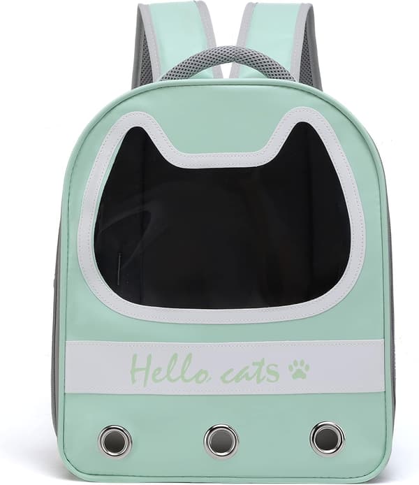 Ryggsäck för små och medelstora katter, valpar och hundar, Space Pet Capsule