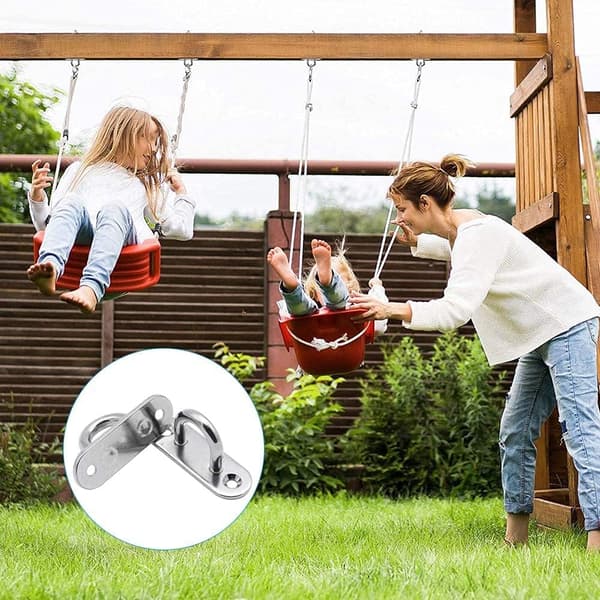 10 stk. M5 U-formede Loftkroge 304 Rustfrit Stål Base 15 x