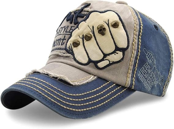 Vintage Solhat Baseball Cap til Kvinder og Mænd til Ferie og Rejser
