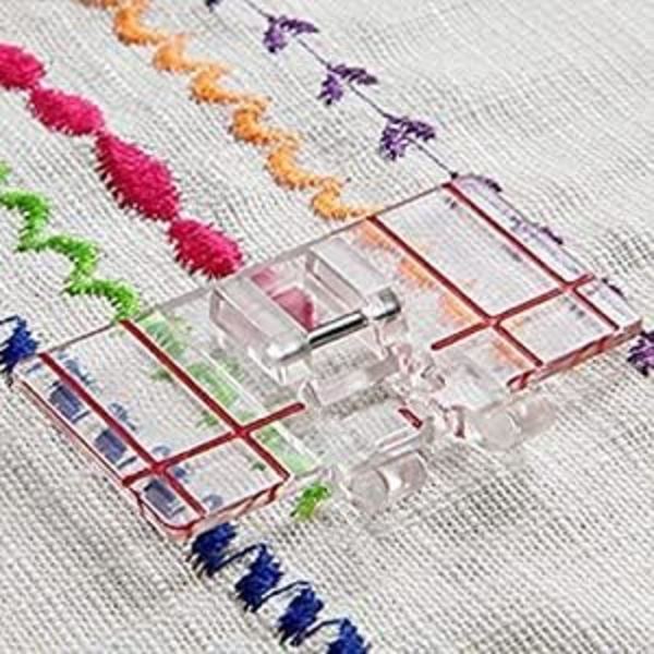 Plastik Trykfod Parallel Syning Symaskine Trykfod