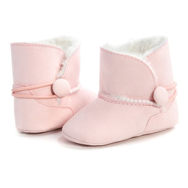 12CM Fodrade Babyboots i Läder Varma Babyboots Skor Vadderade