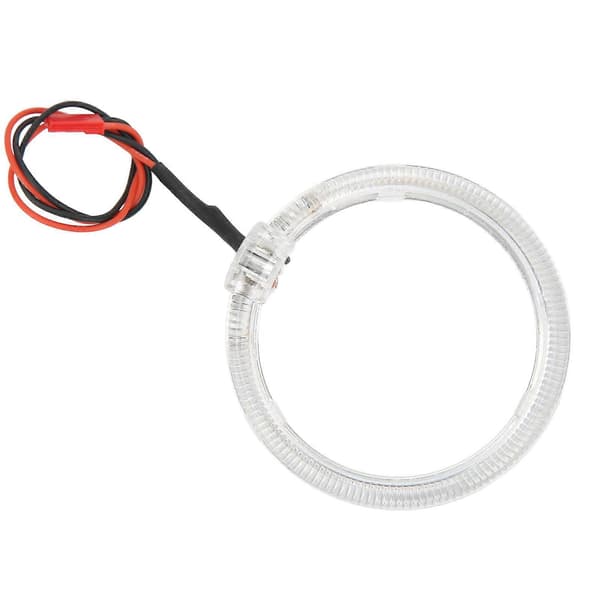 2 stk. Bil LED Lys Guide Angel Eyes Halo Ring Forlygte Lampe Kørelys 9?36V til Køretøj Rød