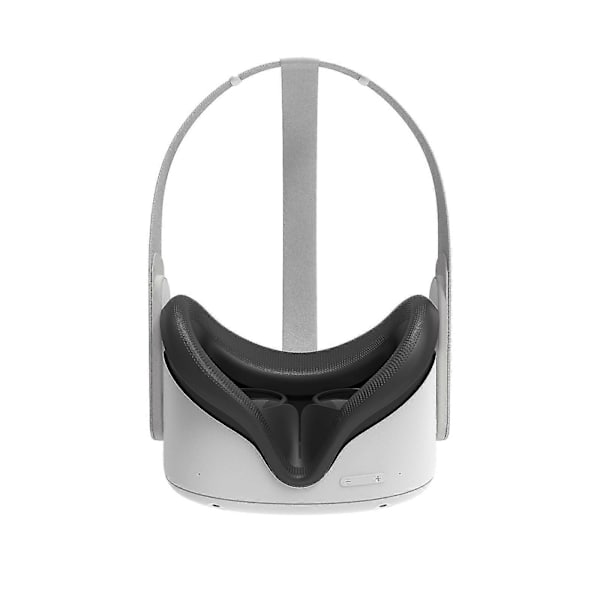 Silikon VR-skydd för Oculus Quest 2 VR-headset Höghållfast skydd Black