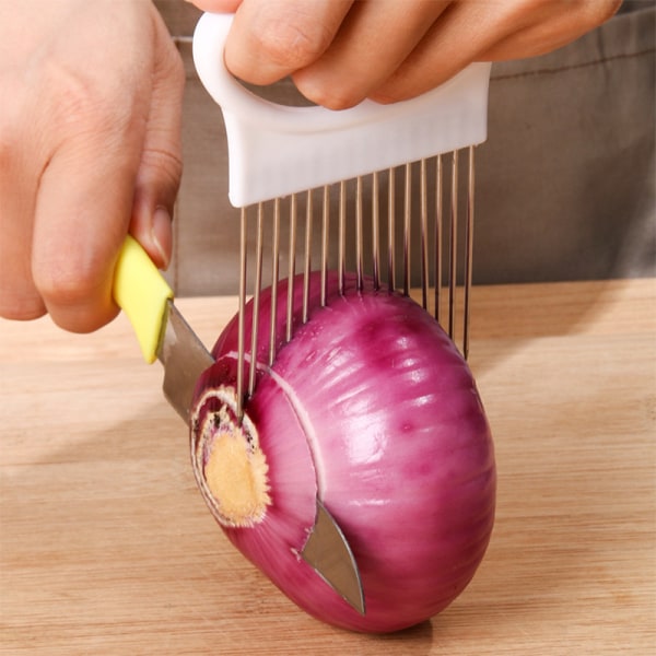 Blå Slicer för Frukt och Grönsaker Tillbehör Rostfritt Stål H