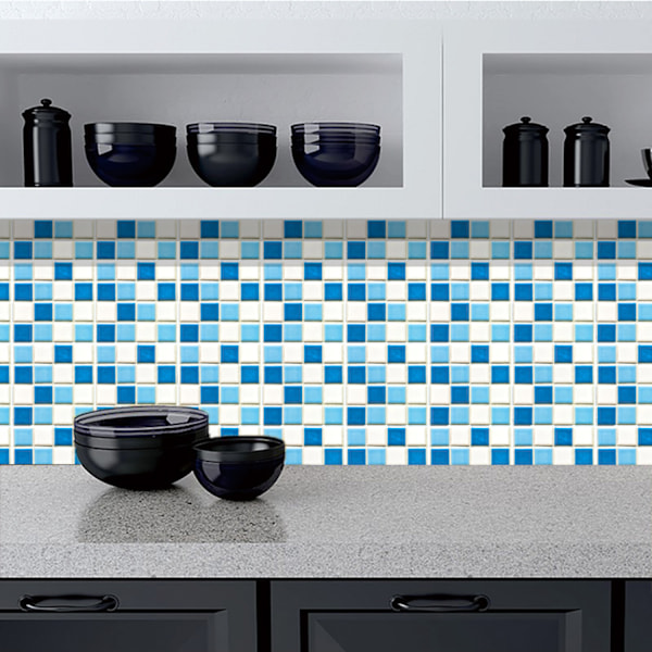 Kakeldekaler mosaik kakeldekaler i ett set om 10