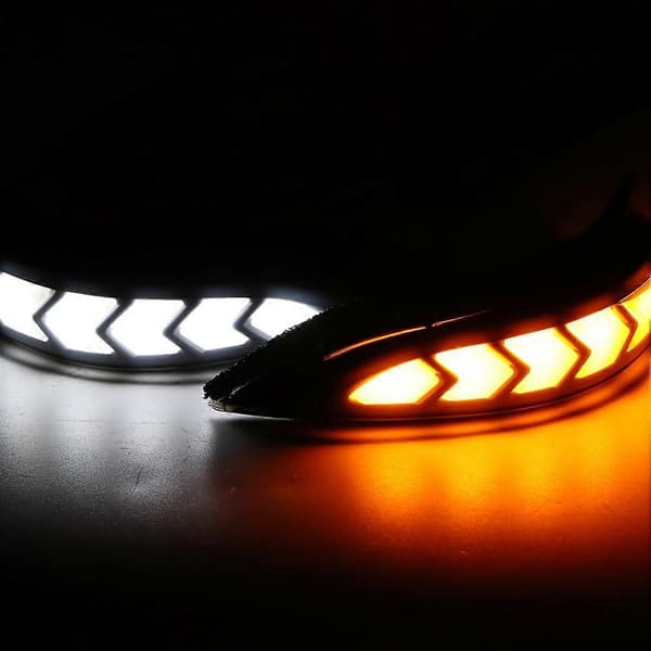 LED Blinklys Sidespeil Lys Dynamisk Flytende Indikator 81740?52050 Passer for Corolla Camry Avalon Yaris Røkt Linse