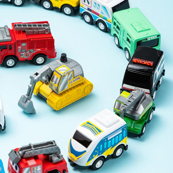 16 Mini Inertia-Auton Sarja, Mini Valettuja Autoja, Vetoautoja
