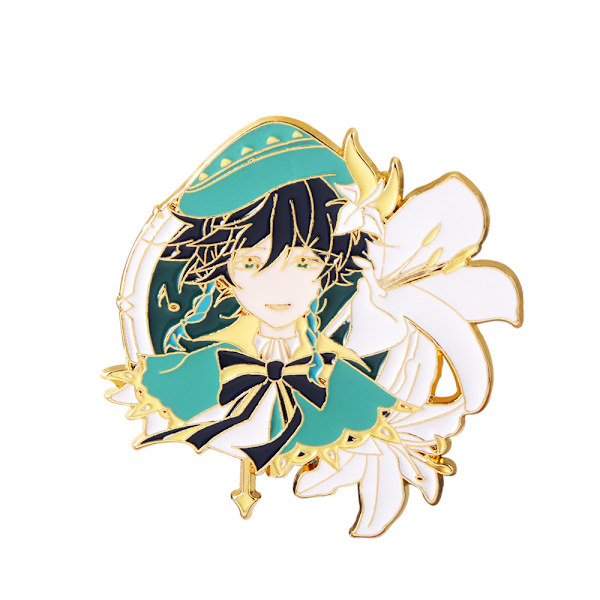 Original anime God Metal badge Youxi Walnut diwin Dim CLAIR RAIN
