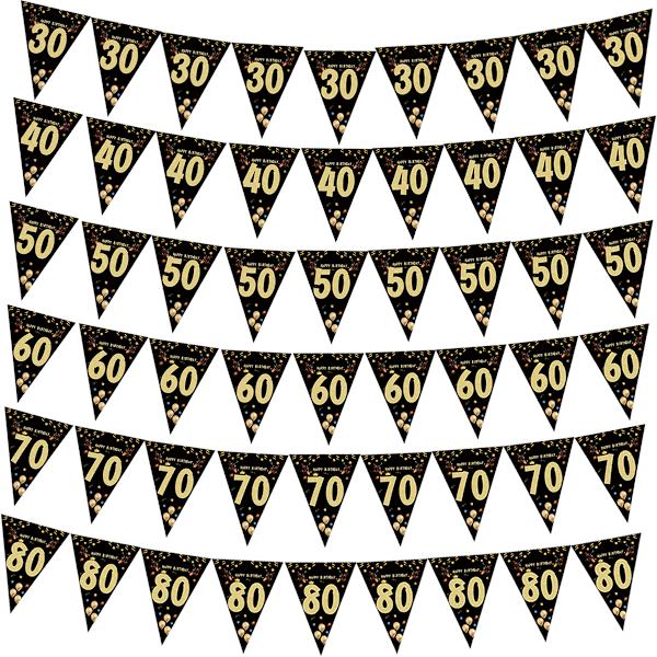 6 st (30 år, 40 år, 50 år, 60 år, 70 år, 80 år)