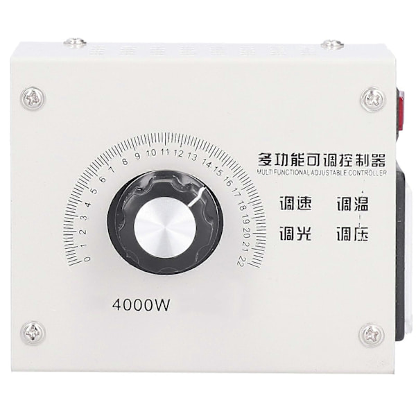 4000W SCR Spændingsregulator Lysdæmper Høj Effekt Elektronisk Tyristor Controller AC110/220V EU Stik