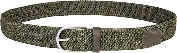 ##/Unisex Elastiskt Tyg Flätad Elastisk Bälte Stretch Bälte Stretch Bälte För Män Och Kvinnor Flera Färger##/