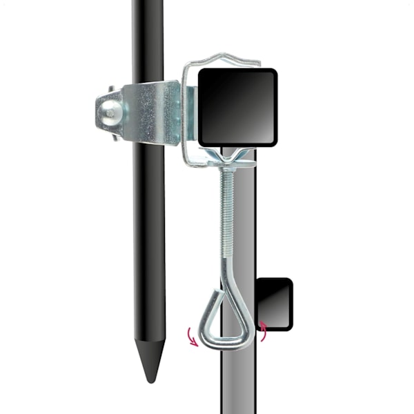 2X Parasolholder - Parasolholder til Balkon Gelænder eller Bord