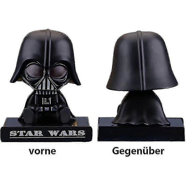 Bobble Head Bilpynt, Statue Kreative Biltilbehør Darth Vader Actionfigur Bobble Head Do