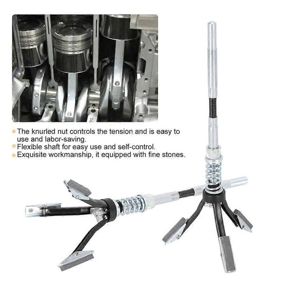 19-64mm 3-backars poleringsverktyg flexibel axel bilmotor kolvcylinder honing