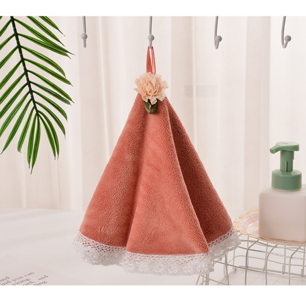 Sæt med 1 orange farve håndklæder håndklæder til badeværelse og køkken