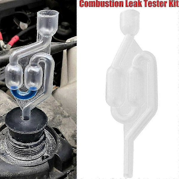 Läckagetestare för förbränning i plastbil, detektor för cylinderhuvudspackning, förbränningsgasläckor, motorkontroller (testvätska ingår ej) vbr IXF