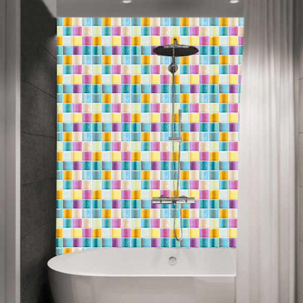 Kakeldekaler mosaik kakeldekaler i ett set om 10