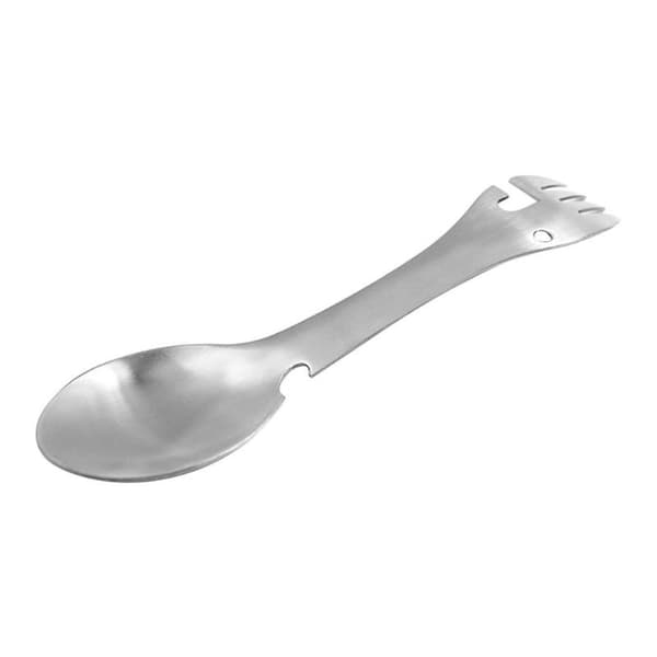 ##/(Silver) 3-i-1 rostfritt stål bestick, gaffel och sked##/