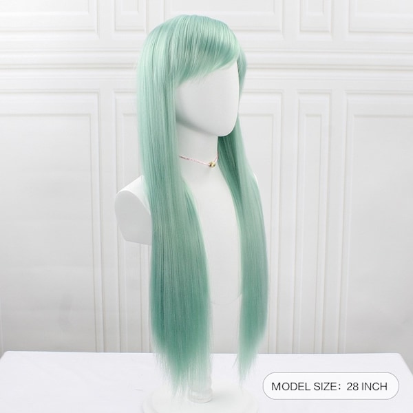 ##/Langt lyserødt cosplay-paryk##/