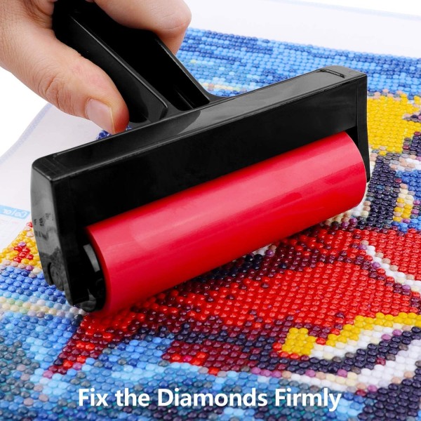 58 stk DIY diamantkunsttilbehørsett, 5D diamantmalingsverktøy