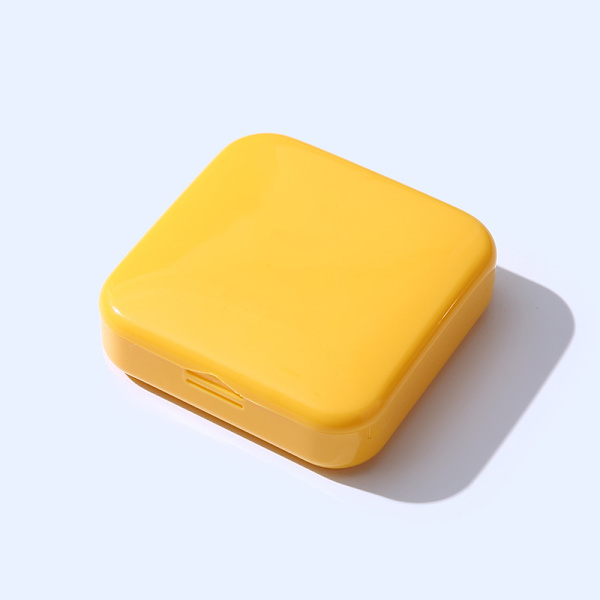 /#/4-pack pillerburk bärbar pillerburk mini plast pillerburk pillerförvaringslåda används för att förvara vitaminer mediciner etc. Blå gul orange grön/#/